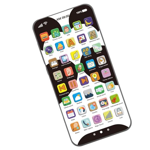 Geschichtenspielzeug mit Touchscreen, Lernspielzeug, Handy – Spielzeug für Mobiltelefone mit Touchscreen | leichtes interaktives Telefonspielzeug mit 10.000 Funktionen Geschichtenspielzeug mit Touchscreen, Lernspielzeug, Handy – Spielzeug für Mobiltelefone mit Touchscreen | leichtes interaktives Telefonspielzeug mit 10.000 Funktionen von Povanjer