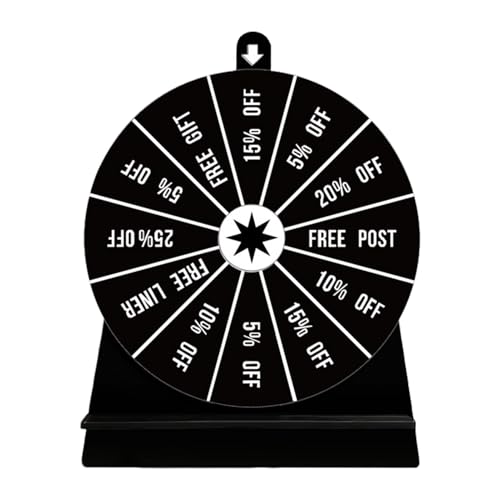 Glücksrad Zum Drehen Drehbares Preisrad Glücksrad Für Preise Acryl Verlosungsrad Glücksrad Spiel Mehrzweck Gluecksrad Spiel Lucky Wheel Kreatives Spinnerspiel Glücksrad Spinner Für Hochzeitsfeier von Povanjer