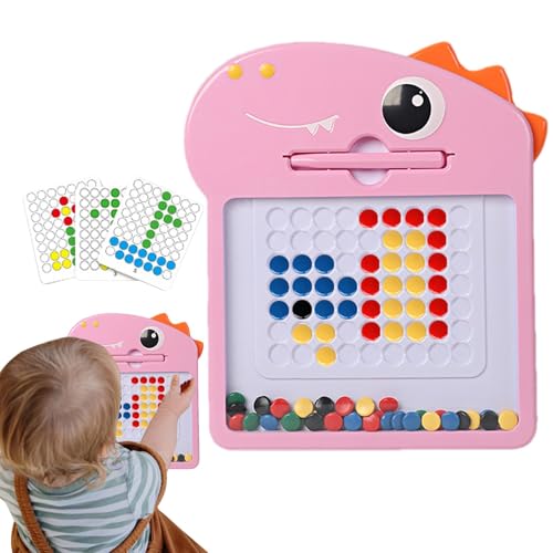 Povanjer Magnetisches Zeichenbrett für Kinder, Magnetisches Zeichenbrett, Transparenter Magnet-Doodle-Pad, Magnetisches Zeichenbrett für Kinder ab 3 Jahren, kreatives Doodle-Board-Lernspielzeug von Povanjer