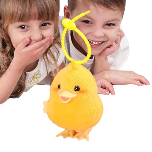 Povanjer Aufziehhuhn, Aufziehhuhnspielzeug, Chicken Toys Aufziehspielzeug, Strumpffüller, wandelndes Uhrwerk, Lustige Aufziehküken, Aufziehtier-Uhrwerk für Partygeschenke, kleine Preise von Povanjer