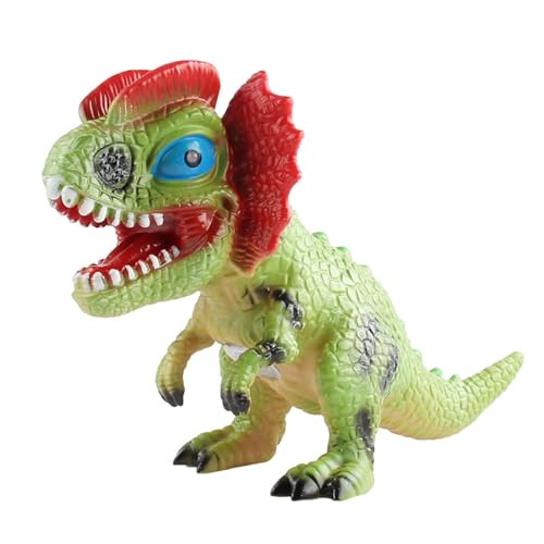 Povanjer Dinosaurier-Spielzeug, Stimm-Dinosaurier aus weichem Gummi, realistisch, quietschend, mit Sound – Dinosaurier-Spielzeug, fallsicher, für Partygeschenke und Povanjer Dinosaurier-Spielzeug, Stimm-Dinosaurier aus weichem Gummi, realistisch, quietschend, mit Sound – Dinosaurier-Spielzeug, fallsicher, für Partygeschenke und von Povanjer