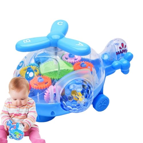 Povanjer Flugzeuge, Spielzeug für Flugzeuge, Spielzeug | elektrisches beleuchtetes Helikopter-Spielzeug | lustiges Lernspielzeug, Helikopter-Spielzeug mit Musik mit bunten beweglichen Zahnrädern für Povanjer Flugzeuge, Spielzeug für Flugzeuge, Spielzeug | elektrisches beleuchtetes Helikopter-Spielzeug | lustiges Lernspielzeug, Helikopter-Spielzeug mit Musik mit bunten beweglichen Zahnrädern für von Povanjer