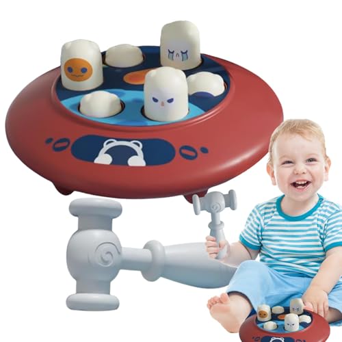 Povanjer Hammerspielzeug, Hammerspiel für – Interaktives Raumschiffschlag-Spielzeug mit Hammer | Feinmotorik-Spielzeug, Lernspielzeug für die frühe Entwicklung Povanjer Hammerspielzeug, Hammerspiel für – Interaktives Raumschiffschlag-Spielzeug mit Hammer | Feinmotorik-Spielzeug, Lernspielzeug für die frühe Entwicklung von Povanjer