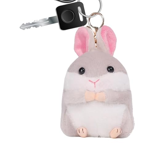 Hamster aus Plüsch, niedliches Hamster-Plüschtier | niedlicher Hamster-Schlüsselanhänger | weiches Plüsch-Hamster Spielzeug Cartoon Tier Anhänger Hamster aus Plüsch, niedliches Hamster-Plüschtier | niedlicher Hamster-Schlüsselanhänger | weiches Plüsch-Hamster Spielzeug Cartoon Tier Anhänger von Povanjer