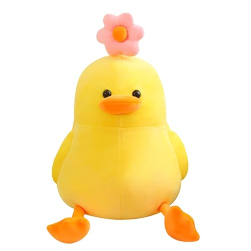 Plüschtiere, Entenspielzeug, Plüschtiere für Mädchen mit Gänseblümchen auf dem Kopf – Plüschtier aus Plüsch, vielseitig einsetzbar, weiches Spielzeug für Erwachsene Plüschtiere, Entenspielzeug, Plüschtiere für Mädchen mit Gänseblümchen auf dem Kopf – Plüschtier aus Plüsch, vielseitig einsetzbar, weiches Spielzeug für Erwachsene von Povanjer