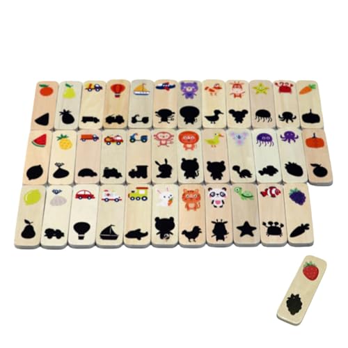 Schatten-Assoziationsspiel, Schatten-Assoziations-Puzzle | Schatten-Assoziationsspiel aus Holz | Matching-Spiel aus Holz, frühes Lernspielzeug für Karten, Puzzle Schatten-Assoziationsspiel, Schatten-Assoziations-Puzzle | Schatten-Assoziationsspiel aus Holz | Matching-Spiel aus Holz, frühes Lernspielzeug für Karten, Puzzle von Povanjer