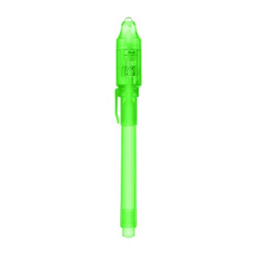 Verschwindender Tintenstift,Magische verschwindende Tinte | Light Pens Marker Secret Message Writer mit UV-Licht Fun Activity Entertainment für Kid Party Favors von Povanjer