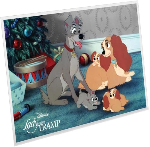 Lady and The Tramp Disney Folie Silber Note 1$ Niue 2024 von Power Coin