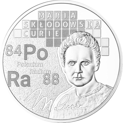 Marie Curie Polish Nobel Prize Winners 1 Oz Silber Münze 1$ Niue 2024 von Power Coin