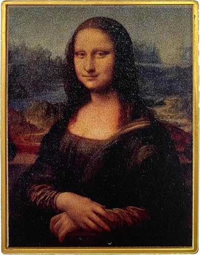 Mona Lisa Leonardo Da Vinci Famous Paintings 2 Oz Goldplattierte Kupfermedaille von Power Coin