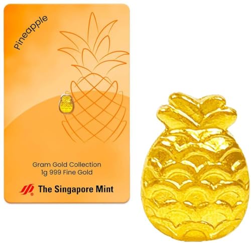 Pineapple Ananas 1g Goldbarren von Power Coin