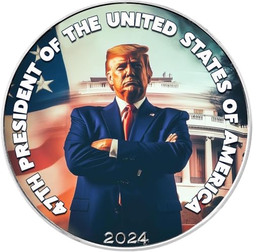 Power Coin 47th President Donald Trump 1 Oz Silber Münze 1$ Usa 2024 von Power Coin