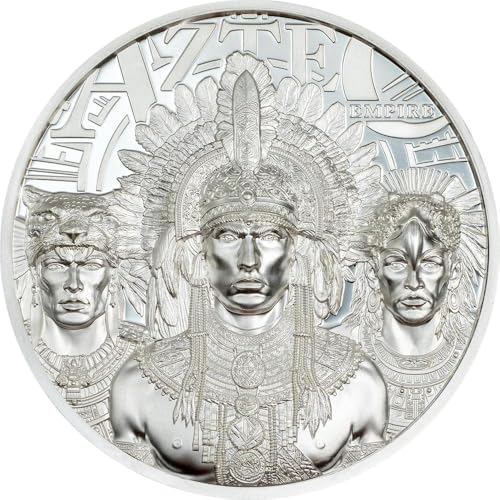 Power Coin Aztec Empire 1 Oz Silber Münze 5$ Cook Islands 2025 von Power Coin