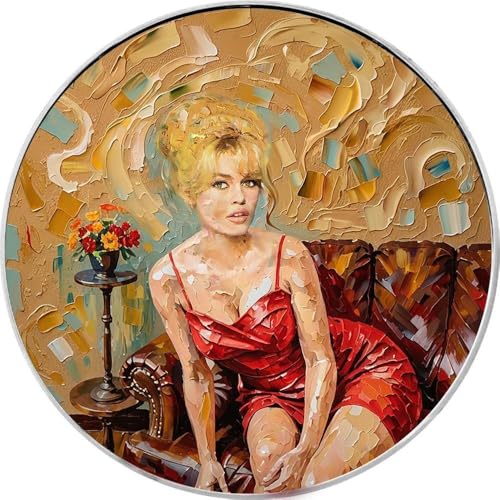 Power Coin Brigitte Bardot Elegance In Art 1 Oz Silber Münze 1$ Usa 2024 von Power Coin