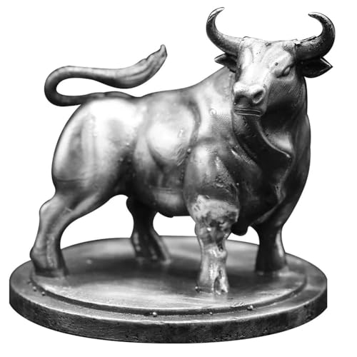 Power Coin Bull Stier 3 Oz Silber Statue von Power Coin