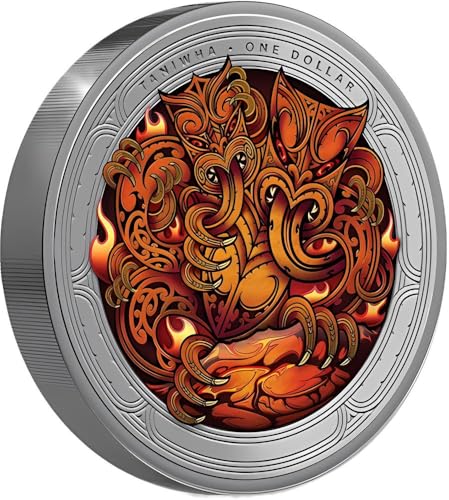 Power Coin Cave Taniwha 1 Oz Silber Münze 1$ New Zealand 2024 von Power Coin