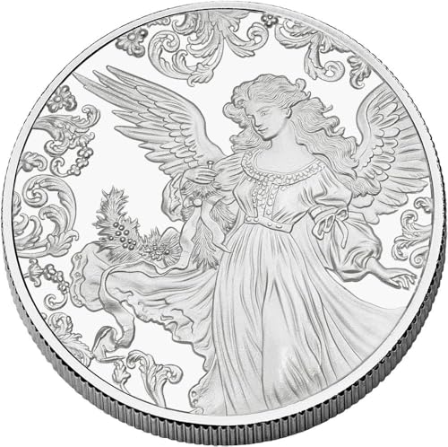 Power Coin Christmas Angel 1 Oz Silber Münze 2$ Fiji 2024 von Power Coin