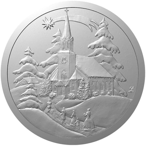 Power Coin Christmas Midnight Silber Medaille 2024 von Power Coin