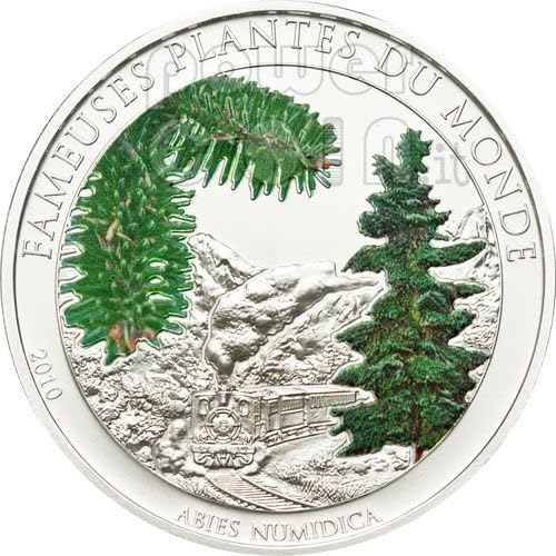 Power Coin Christmas Tree Famous Plants Smelling Münze 100 Francs Benin 2010 von Power Coin