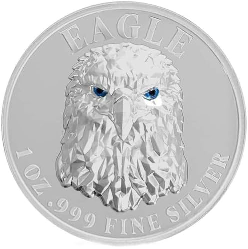 Power Coin Eagle Multifaceted Adler 1 Oz Silber Münze 5000 Franken Chad 2024 von Power Coin