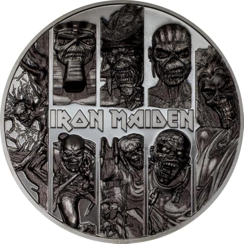 Power Coin Eddie Iron Maiden 3 Oz Silber Münze 20$ Cook Islands 2024 von Power Coin