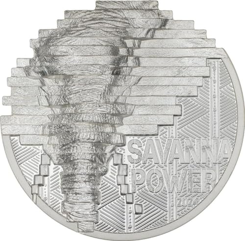 Power Coin Elephant Reconstruction 2 Oz Silber Münze 10$ Cook Islands 2024 von Power Coin