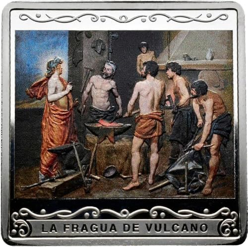 Power Coin Fragua Del Vulcano Diego Velazquez 425 Jubiläum 1 Oz Silber Münze 10€ Euro Spain 2024 von Power Coin