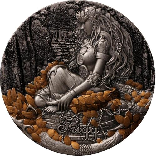 Power Coin Frigg Norse Blessing 2 Oz Silber Münze 2000 Francs Kamerun 2025 von Power Coin