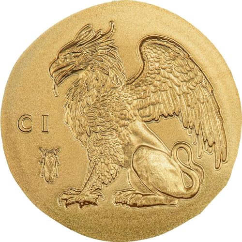 Power Coin Gryphon Numismatic Icons Gold Münze 5$ Cook Islands 2024 von Power Coin