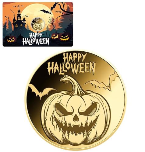 Power Coin Halloween Pumpkin 1/1000 Oz Gold Münze 3000 Francs Chad 2024 von Power Coin