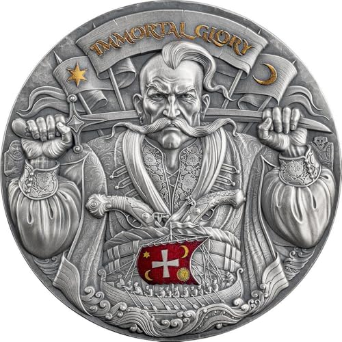 Power Coin Immortal Glory 2 Oz Silber Münze 10 Cedis Ghana 2025 von Power Coin