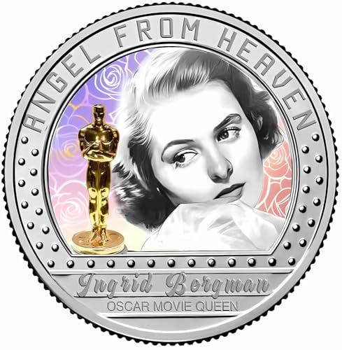 Power Coin Ingrid Bergman Silber Münze 500 Francs Cameroon 2024 von Power Coin