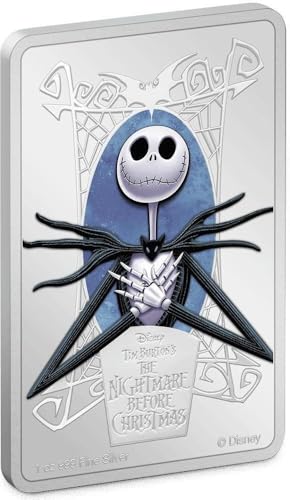 Power Coin Jack Skellington Nightmare Before Christmas 1 Oz Silber Münze 2$ Niue 2024 von Power Coin