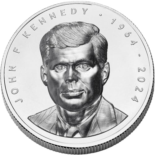 Power Coin John Kennedy 1 Oz Silber Münze 2$ Fiji 2024 von Power Coin