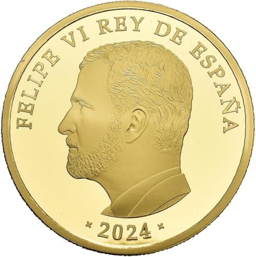 Power Coin King Felipe Vi Coronation 10th Anniversary Gold Münze 200 Euro Spain 2024 von Power Coin