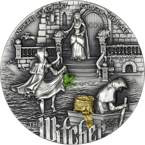 Power Coin Lady of The Lake The Witcher 2 Oz Silber Münze 5$ Niue 2024 von Power Coin