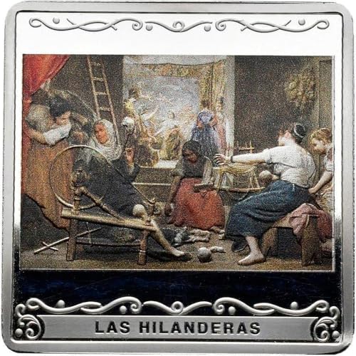 Power Coin Las Hilanderas Diego Velazquez 425 Jubiläum 1 Oz Silber Münze 10€ Euro Spain 2024 von Power Coin