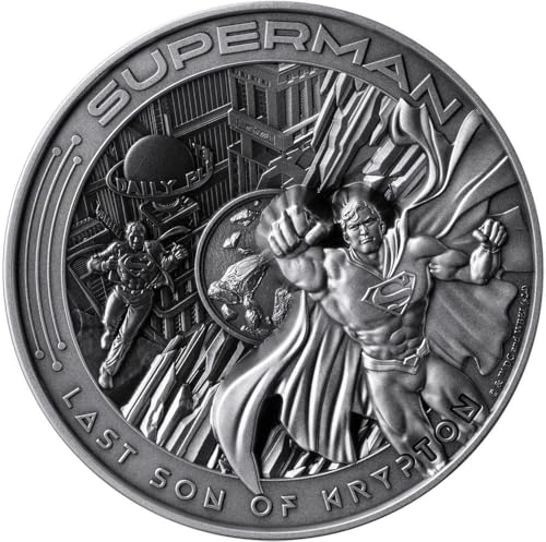 Power Coin Last Son of Krypton Superman 10 Oz Silber Münze 10$ Samoa 2025 von Power Coin