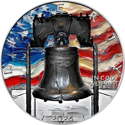 Power Coin Liberty Bell Americart 1 Oz Silber Münze 1$ Usa 2024 von Power Coin