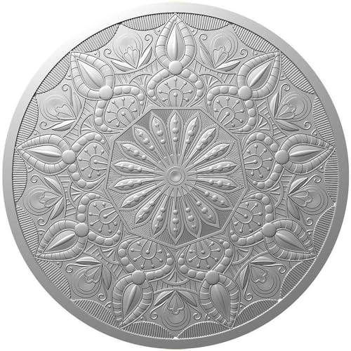 Power Coin Mandala 3 Oz Silber Medaille 2024 von Power Coin