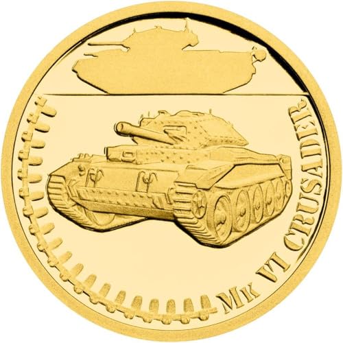 Power Coin Mk Vi Crusader Armored Vehicles Gold Münze 5$ Niue 2024 von Power Coin