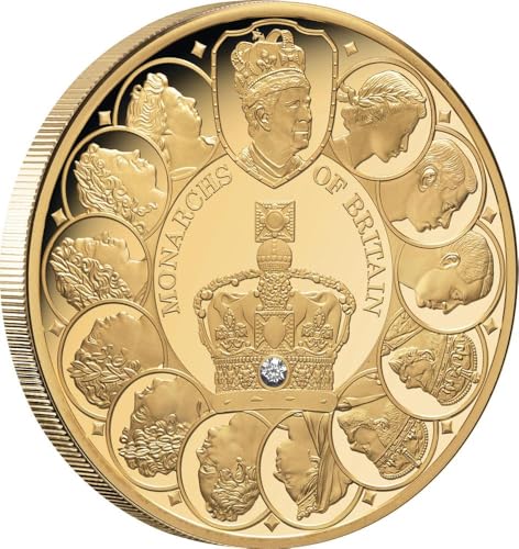 Power Coin Monarchs of Britain 1 Oz Gold Münze 100$ Tokelau 2024 von Power Coin