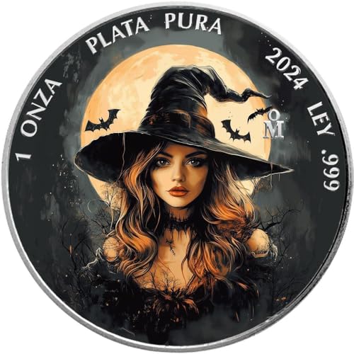 Power Coin Night Lady Halloween 1 Oz Silber Münze Mexico 2024 von Power Coin