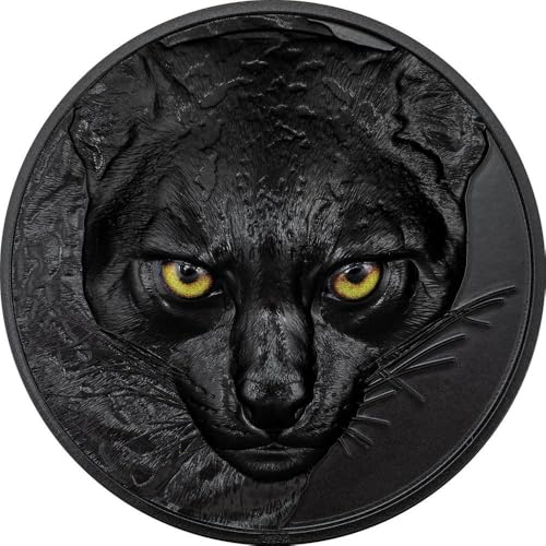 Power Coin Ocelot Hunters by Night 2 Oz Silber Münze 10$ Palau 2024 von Power Coin