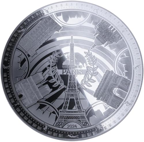 Power Coin Paris 1 Kg Kilo Silber Münze 25$ Barbados 2024 von Power Coin