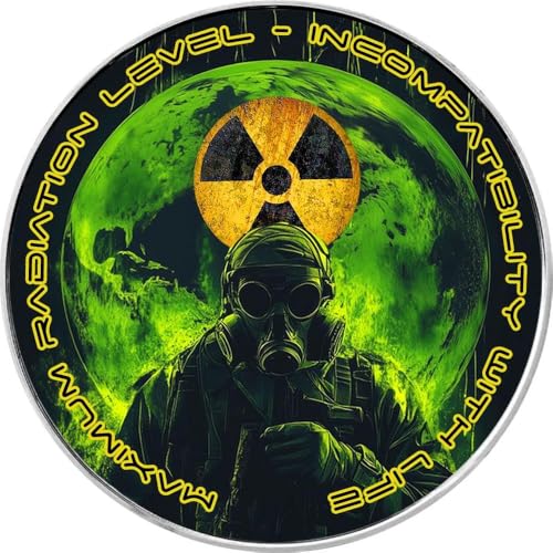 Power Coin Radioactivity 1 Oz Silber Münze 1$ Usa 2024 von Power Coin