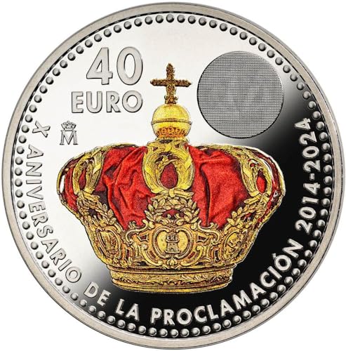 Power Coin Rey Felipe König Silber Münze 40€ Euro Spain 2024 von Power Coin