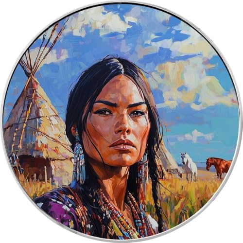 Power Coin Sacajawea Elegance In Art 1 Oz Silber Münze 1$ Usa 2024 von Power Coin