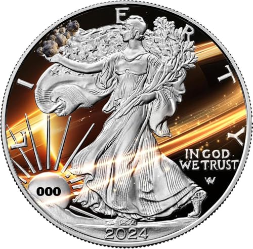 Power Coin Saturn Liberty Walking Liberty Eagle 1 Oz Silber Münze 1$ Usa 2024 von Power Coin