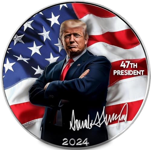 Power Coin Signature Donald Trump 1 Oz Silber Münze 1$ Usa 2024 von Power Coin